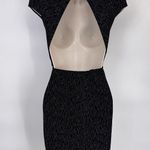 Windsor Vintage Y2K  Dress Womens Small Black Silver Sparkle Festive Whimsigoth Photo 6