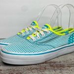 Keds  Blue gingham seersucker polkadot shoes 6 Photo 0