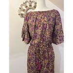 Raga Anthropologie Floral Off Shoulder Bell Sleeve Jumpsuit S NEW Photo 5