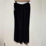 Alex Evenings NWT  Elegant Black Chiffon Pants Size Medium Petite Photo 8