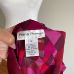 Rena Rowan  Silk Top in Red and Pink Size S Photo 6