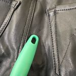 MOTHER Denim MOTHER The Insider ankle faux leather pants black size 26 Photo 14