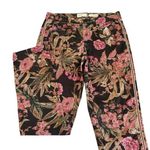 Anthropologie Chino x Relaxed Floral Printed Side Stripe Chino Ankle Pants 26 Photo 0