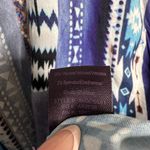 Hale Bob  Aztec Shift Dress Women's Blue Size Small Photo 2