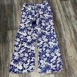 Calypso St. Barth  Silk Pants Drawstring Tassel Boho Floral Size XS Photo 4