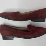 Etienne Aigner E-Kathy Burgundy Leather Flats Size 7M Photo 5