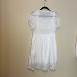 Zadig & Voltaire  Roll Cotton White Lace Mini Dress with Pockets Size Small‎ Photo 8