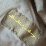 Pia Gladys Perey Dionne Dress Stretch Grey Gathered High Slit Fitted Size Large Gray Photo 13