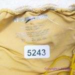 Free People NEW It's Now Cool Gathered Tie Up Bikini Bottom Gold Lurex, size L Photo 12