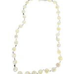 Freshwater Coin Pearls Necklace Brown Photo 0