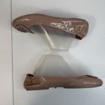 Tory Burch Sz 11 Minnie Travel Patent Leather Ballet Flats Women’s Beige Nude Photo 2