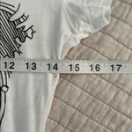 Dolls Kill Most Y2K white asian tiger, print drawing, baby Tee shirt, cotton, large juniors Photo 4