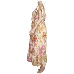 Anthropologie MAEVE x  Cassandra Maxi Dress, Peach, XS Photo 8