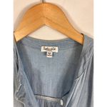 Splendid Indigo Chambray Raw Hem Dress XS Photo 3