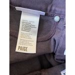 Paige Women's 26 Purple Verdugo Ankle Skinny Denim Pants Black Cherry Silk Photo 7