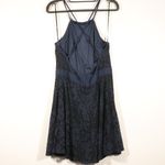 Lulus NWOT  Twirling Around Navy Blue Lace Skater Dress Photo 6