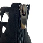 Kelly & Katie Cage Heels 4” Pumps Sandals Heel Zip Black Suede Women’s Size 7.5M Photo 11