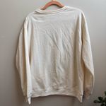 Disney  Women's Winnie the Pooh Chenille Patch Graphic Sweatshirt Cream Size XL Photo 2