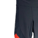 Koral  Venus High-Rise Colorblock Mesh Performance Sprint Leggings Black Red S‎ Photo 4