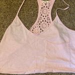 Light Pink Crochet Lace Tank Top Size L Photo 1