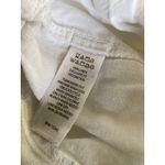 Joie  Pants Womens Large White 100% Linen Elastic Waist Wide Leg Pockets Beach Photo 5