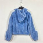 BP  Blue and White Fleece Hoodie Photo 9