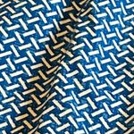 J. McLaughlin  Emma Dress Blue White Catalina Cloth Beach Stretch Size Large Photo 1