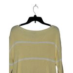 Talbots Women's Sweater Crewneck Chunky Knit Stripe Stitch Pima Cotton Large Photo 10