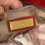 J.Crew Peyton smooth leather Satchel Crossbody Bag‎ Red l Tassel Removable Strap Photo 13