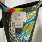 Loft Beach Green Bright Floral Keyhole Romper Sz.S NWT Photo 7