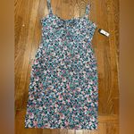 BCBG Paris One Shoulder Floral Dress Photo 1