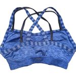 Calia by Carrie Underwood Strappy Sports Bra Blue Gray Padded Size Small Workout Photo 1