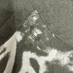 Lole ' Khaki Green Tie Dye Flowers Sleeveless Linen Blend Dress Women's Size 6 Photo 3