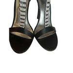 Camille La Vie New  Black Rhinestone Formal Dress Heels Size 8 Photo 9