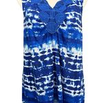 Great Northwest Indigo Tank Top Size 1X Blue Tie Dye Photo 0