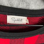 Spadehill Buffalo Plaid Long Sleeve Mini Dress Women’s XL Holiday Cozycore Xmas Red Photo 2