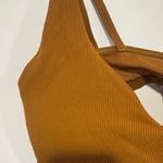 Aerie Brown ribbed  offline sports bra Photo 1