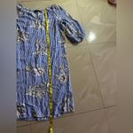 Mlle Gabrielle  Blue‎ and white stripe dress with flowers Photo 3