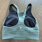Lululemon light green wunder train longline bra Photo 1