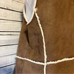 Jones New York  Brown and Cream Faux Fur Vest Photo 7