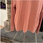 BKE  Pink Long Sleeve Lace-Up Tee Photo 12