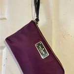 Kate Spade  Gala burgundy Nylon Double Zippered Wristlet Photo 3