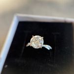 New Certified S925 Sterling Silver solitaire 2ct VVS1 D moissanite/engagement 7 Photo 0