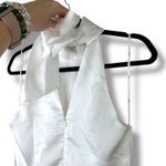 Lulus NWT Infinite Admiration White Crinkle Photo 7