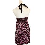 Ann Taylor  LOFT empire waist halter dress 100% cotton lined size 2 Photo 4