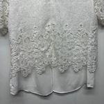 T Tahari Women's Lace Fairy Romantic Classic Garden Party Office Top Size Small Photo 8