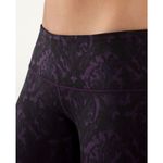 Lululemon  Wunder Under Crop Leggings Beautiful Baroque Deep Zinfandel Photo 2