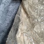 Adrianna Papell  Cream Sequin Blouse NWT Photo 9