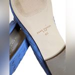 Marc Fisher NWOT Damaria Woven Leather Ballet Flats in Blue Size 6 Photo 4