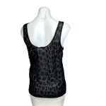 Equipment  $158 Silk Kaylen Black Animal Leopard Print Sleeveless Tank Top Sz XS Photo 5